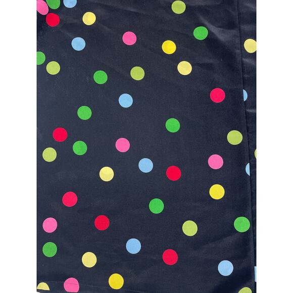 Vintage 80's Polkadot Two Piece Top Skirt Set / Sz L/XL Plus Size / Retro - Picture 6 of 7